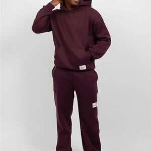 Comfrt Maroon Affirmation Sweatpants Unisex Size 3XL